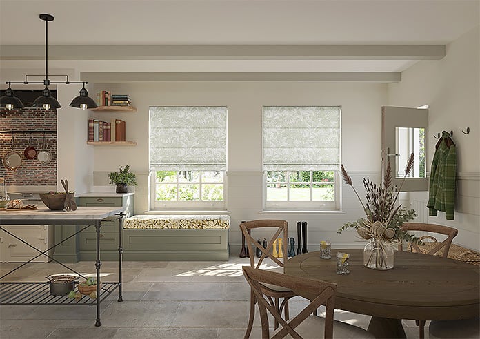 Maui, Pistachio - Motorised Roman Blind - Image 5